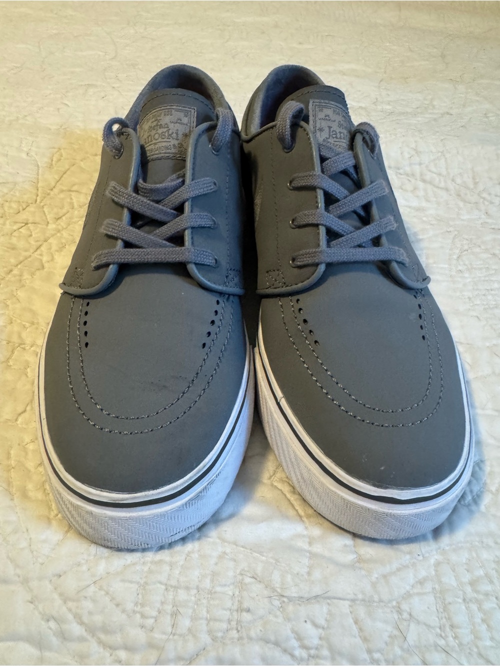 Nike Zoom Stefan Janoski Leather Cool Grey - Picture 4 of 8